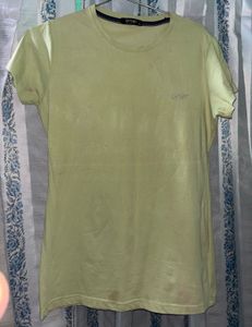 Light Green Crew Neck T-Shirt