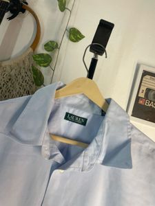 Light ralph Lauren Blue Button-Up Shirt