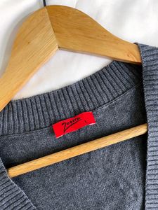 Y2k Grey Double Pocket Mini Dress By Zavya