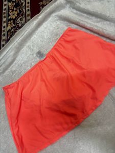Bright Orange Bikini Bottom skort