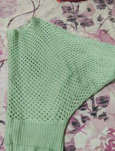 Very Beautiful Crop (Net) Top With Nyc Colour