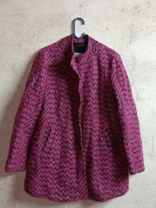 Chic Chevron Patterned Jacket
