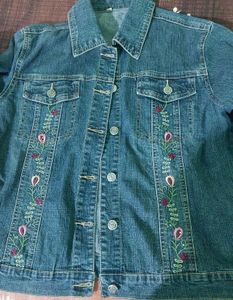 Embroidered Denim Jacket