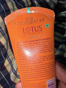 Lotus Herbals Safe Sun Daily Sunscreen