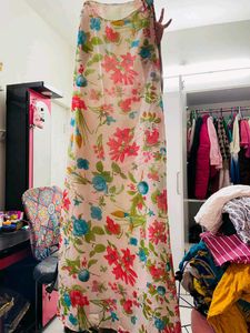 Multicolor Long New Gown