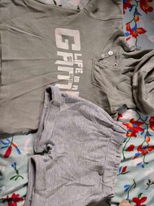 Boys Graphic Tee and Shorts Set