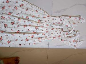 Zara Floral Smocked Dress