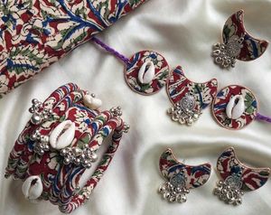 Bohemian Fabric Jewelry Set