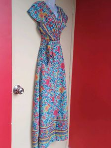 wrap around Maxi Dress