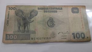Congo 🇨🇩 100 Francs Note