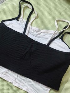 Ribbed Crop Tank Tops