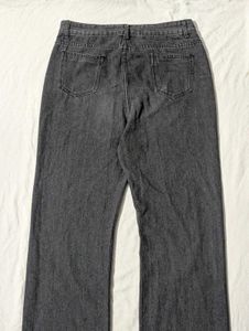Classic Charcoal Wash Straight Leg Jeans