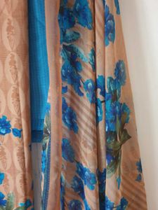 Sepia Floral Dream suit Material
