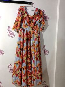 Floral Print Maxi Dress