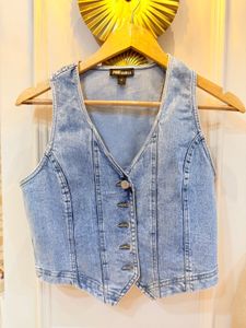 DENIM CORSET TOP