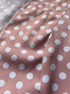 Cute Polka Dot Puff Sleeve Top
