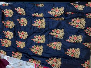 Embroidered Navy Blue Lehenga Choli
