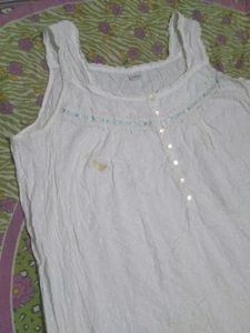 White Cotton dress