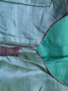 Beautiful Silk Blouse with Tassels