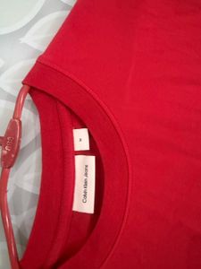 Calvin Klein Jeans Red T-Shirt