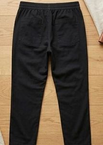 uniqlo black relaxed pants