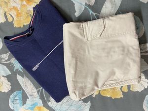Classic Cargo Joggers Beige Pants