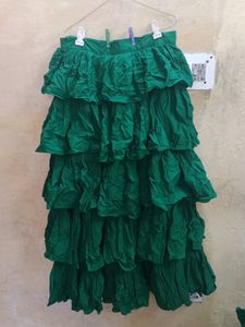 AACHHO Women's Stylish Green Lehnga Choli