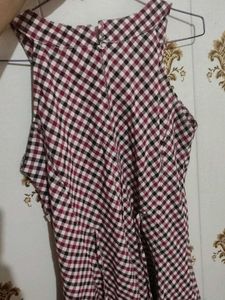 Cute Gingham Mini Dress