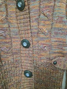 Cozy Knit Button-Up Jacket