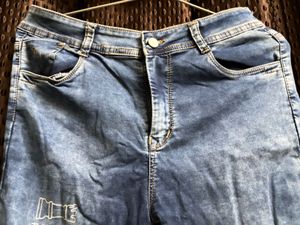 Distressed Denim Jeans