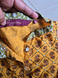 Sangria Cotton Printed Kurta