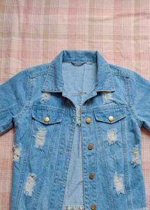Distressed Denim Jacket