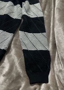 Striped Black &amp; White Pullover