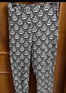 Stylish Black &amp; White Patterned cotton co ord