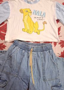 Denim Relaxed Fit Jeans/joggers