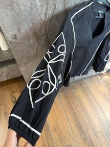 Forever New Black Embroidered Top