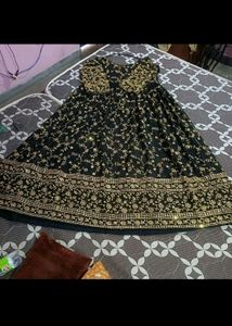 Gown With Pent And Dupatta
