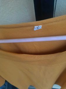 Stylish Mustard Yellow Tunic Top