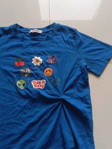 Blue Graphic T-Shirt