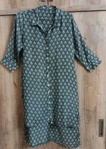 GREY KURTA SET