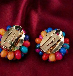 Boho Beaded Flower Hair Clip