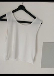 Chic Striped Star Twist Front Top