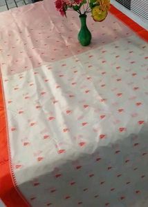 Elegant Pattu Cream Aanchal Sill Saree