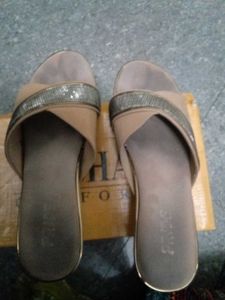 Sparkling Embellished Flat Sandals