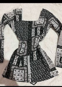 y2k leopard print top &amp; kurti Combo