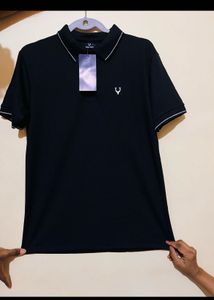 Imported Black Allen solly T-Shirt new with tag
