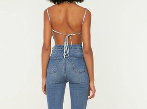 TRENDYOL Stylish Printed Crop Top