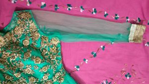 Emerald Green Anarkali Gown