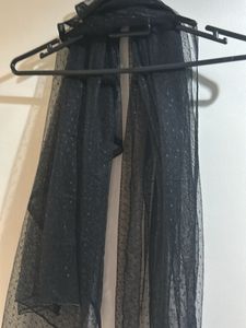 Scarf sheer Black
