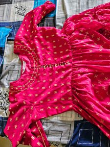 Like New Partywear Ethnic Gown Excellent Condition